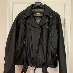 Authentic Harley Davidson Leather riding jacket